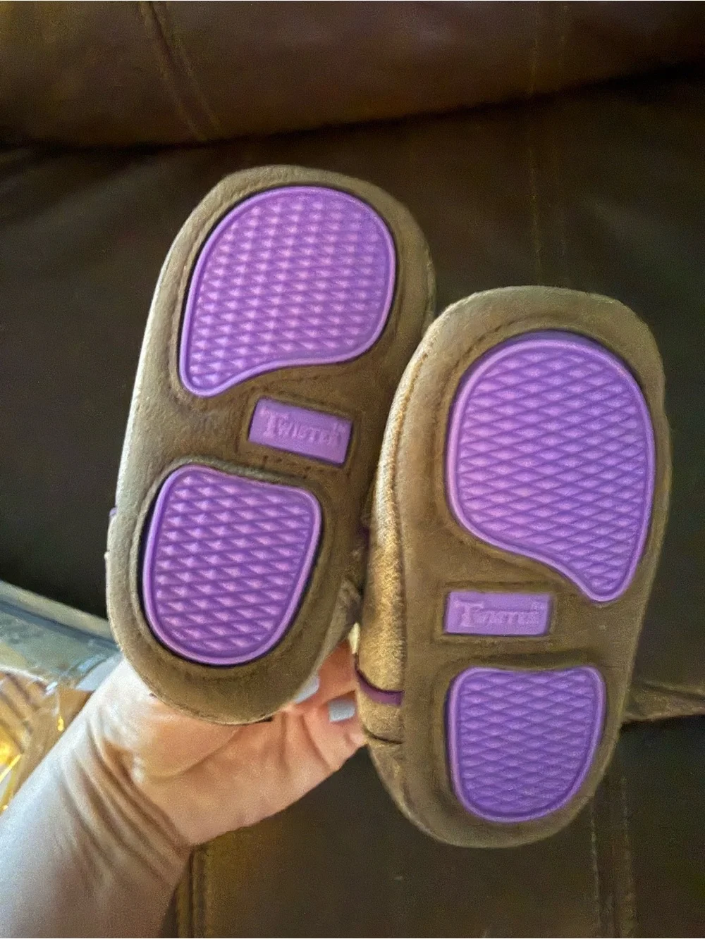 Baby girl twister brand infant sz Brown & Purple Arrow-Print Cowboy Boots